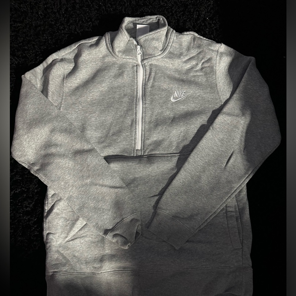 nike sweater gray